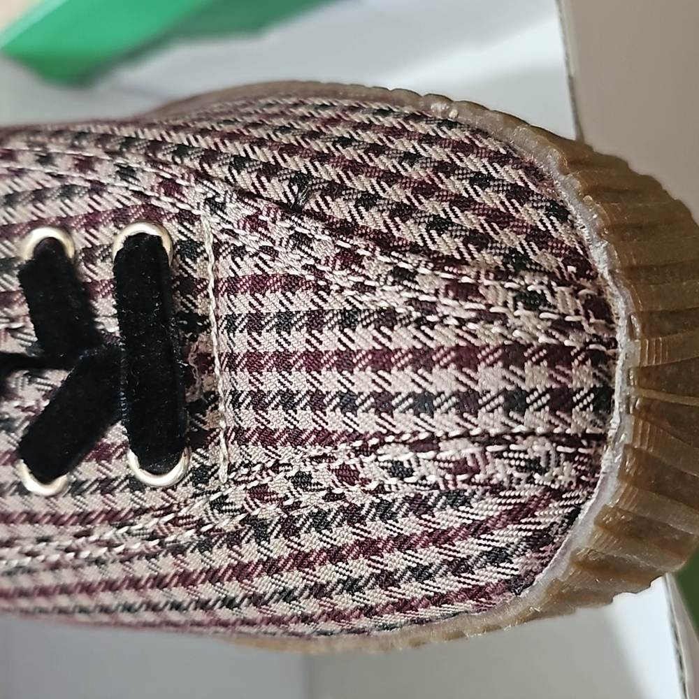 Tretorn Plaid Nylite Plus Bold Shoes Size 7.5 New - Picture 5 of 14